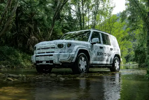 Estreia mundial do iCAR V27 da Chery será em Dubai — novo SUV off-road está chegando