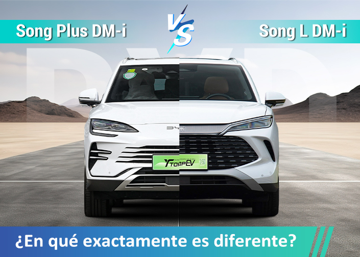 ¿Cuáles son las diferencias entre el BYD Song PLUS DM-i y el Song L DM-i?