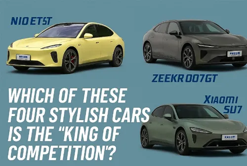 Cuatro potentes vehículos totalmente eléctricos: Audi E5 Sportback, Xiaomi SU7, NIO ET5T y Zeekr 007 GT Cuatro vehículos eléctricos de alto rendimiento: Audi E5 Sportback, Xiaomi SU7, NIO ET5T y Zeekr 007GT